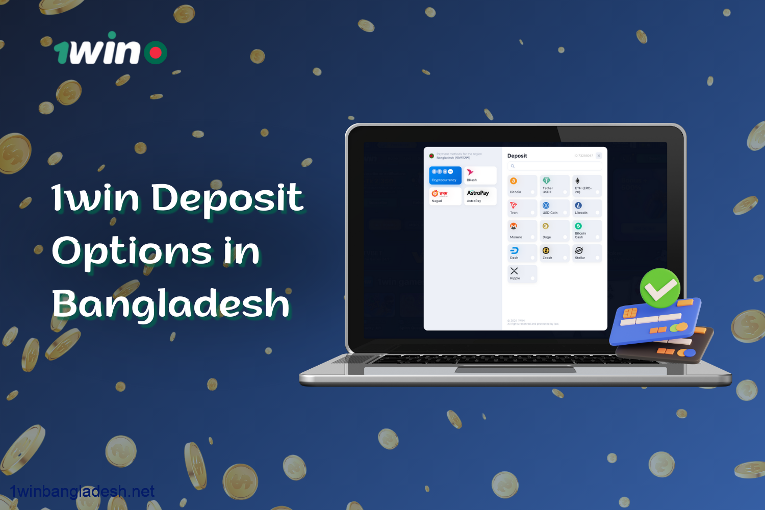 1win offers many deposit options for users from Bangladesh