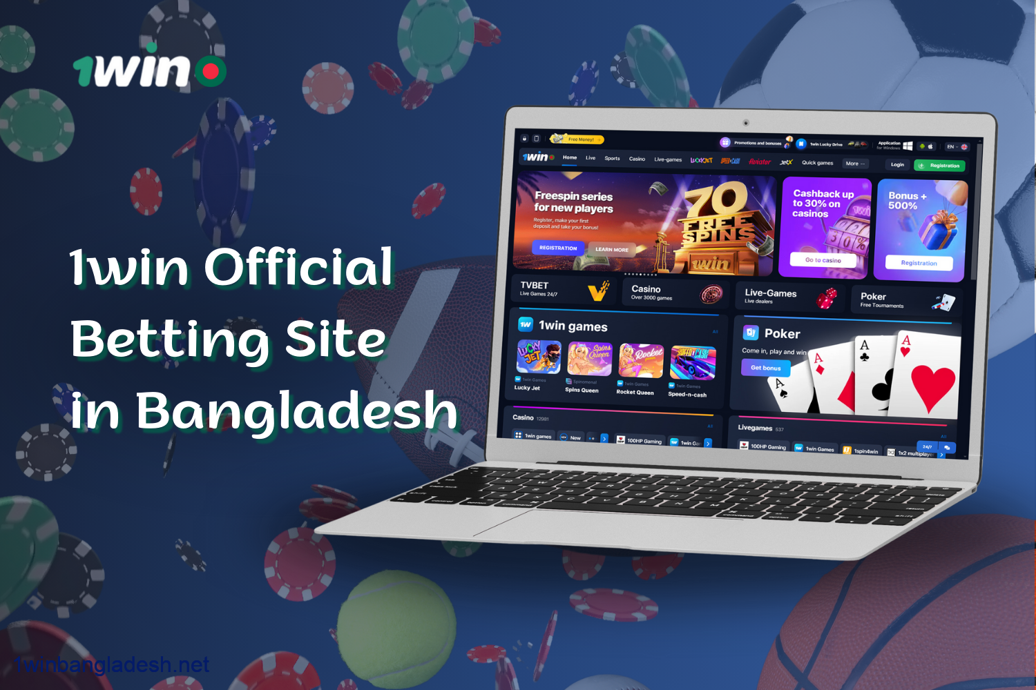 1win is the official website for betting users from Bangladesh