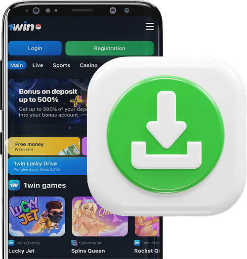 1win app mobile button